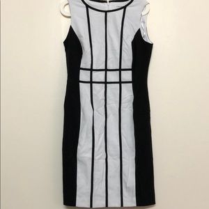 Black and white dress